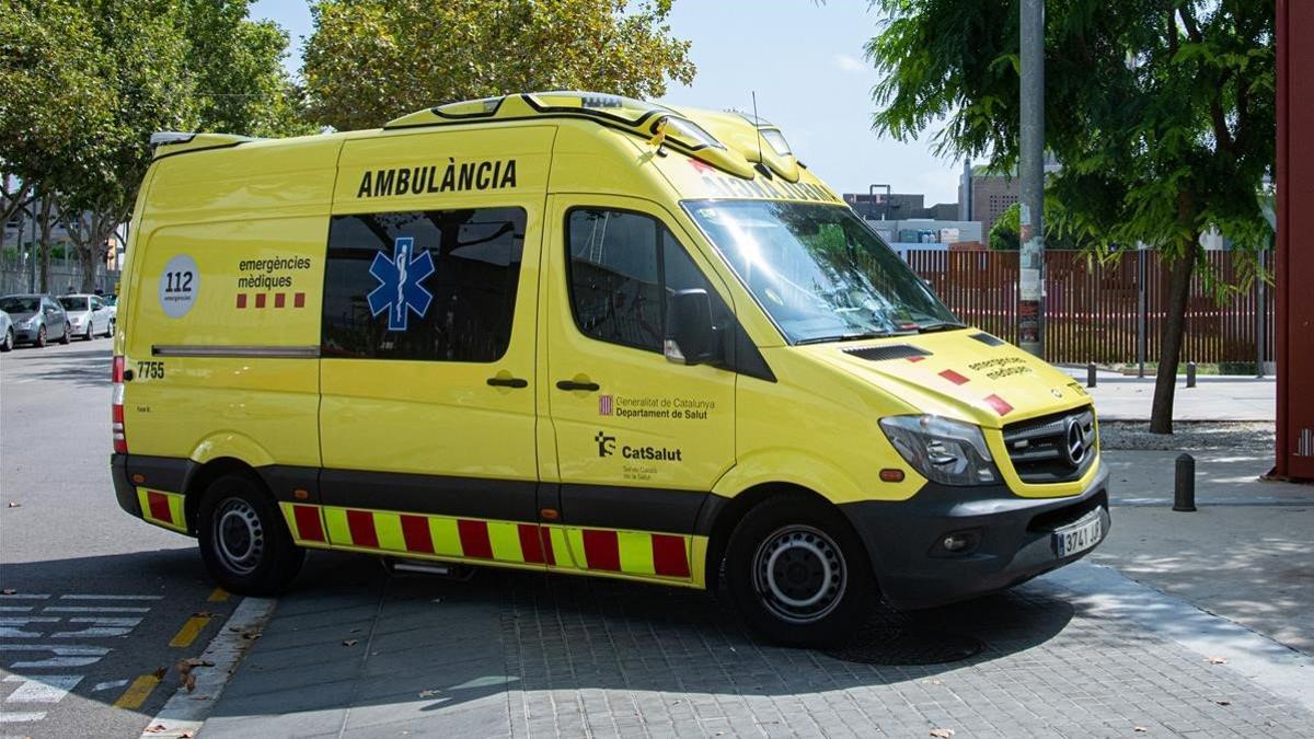 Una ambulancia del Servicio de Emergencias.