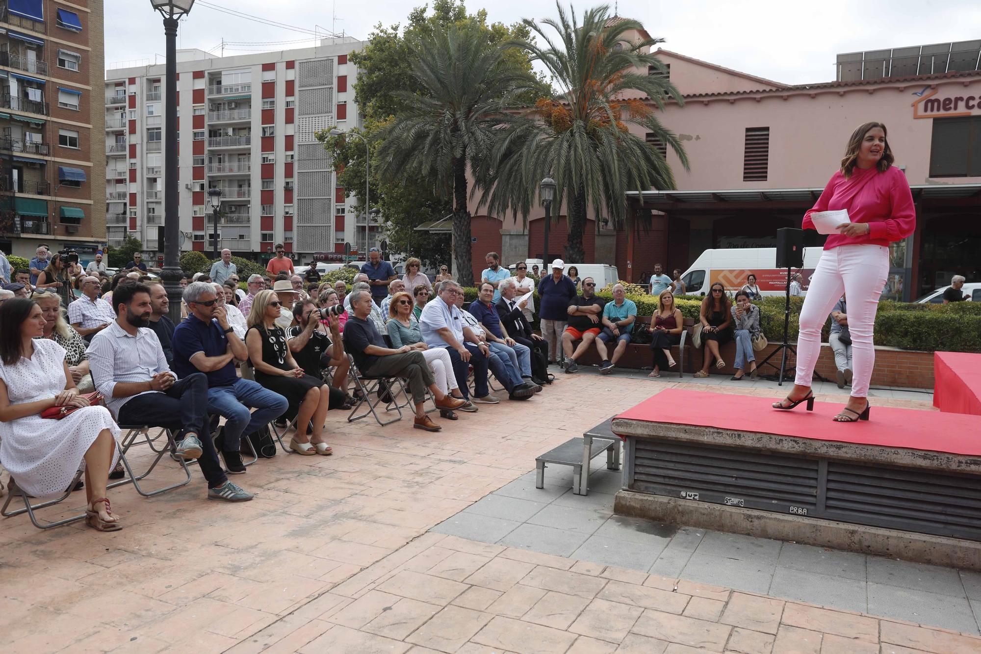 Presentación de la candidatura de Sandra Gómez a las primarias del PSPV