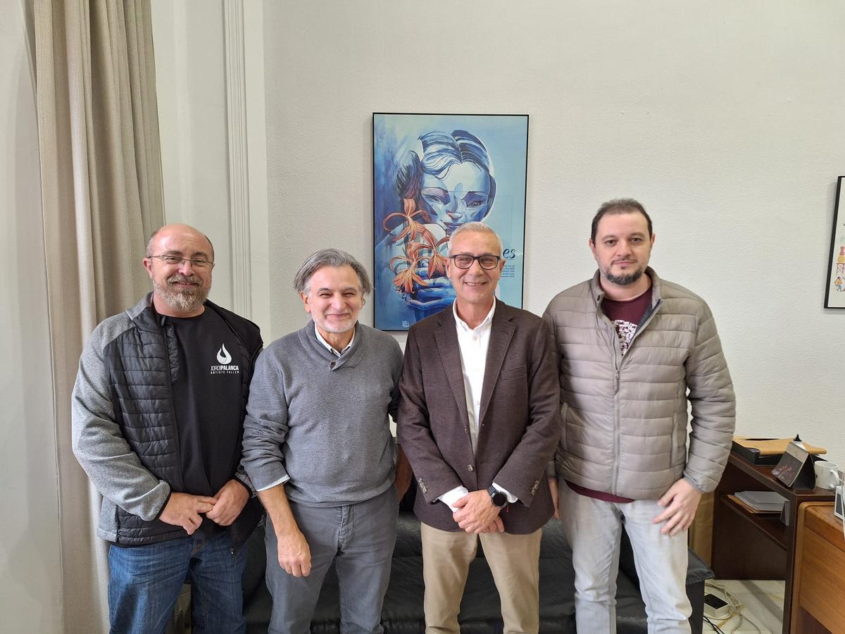 Ballester se reunió con el maestro mayor
