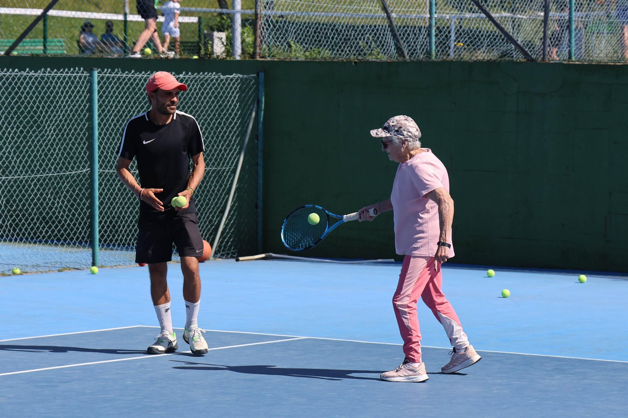 El ‘match ball’ de Esther a sus 90 años: “Estoy como una rosa”