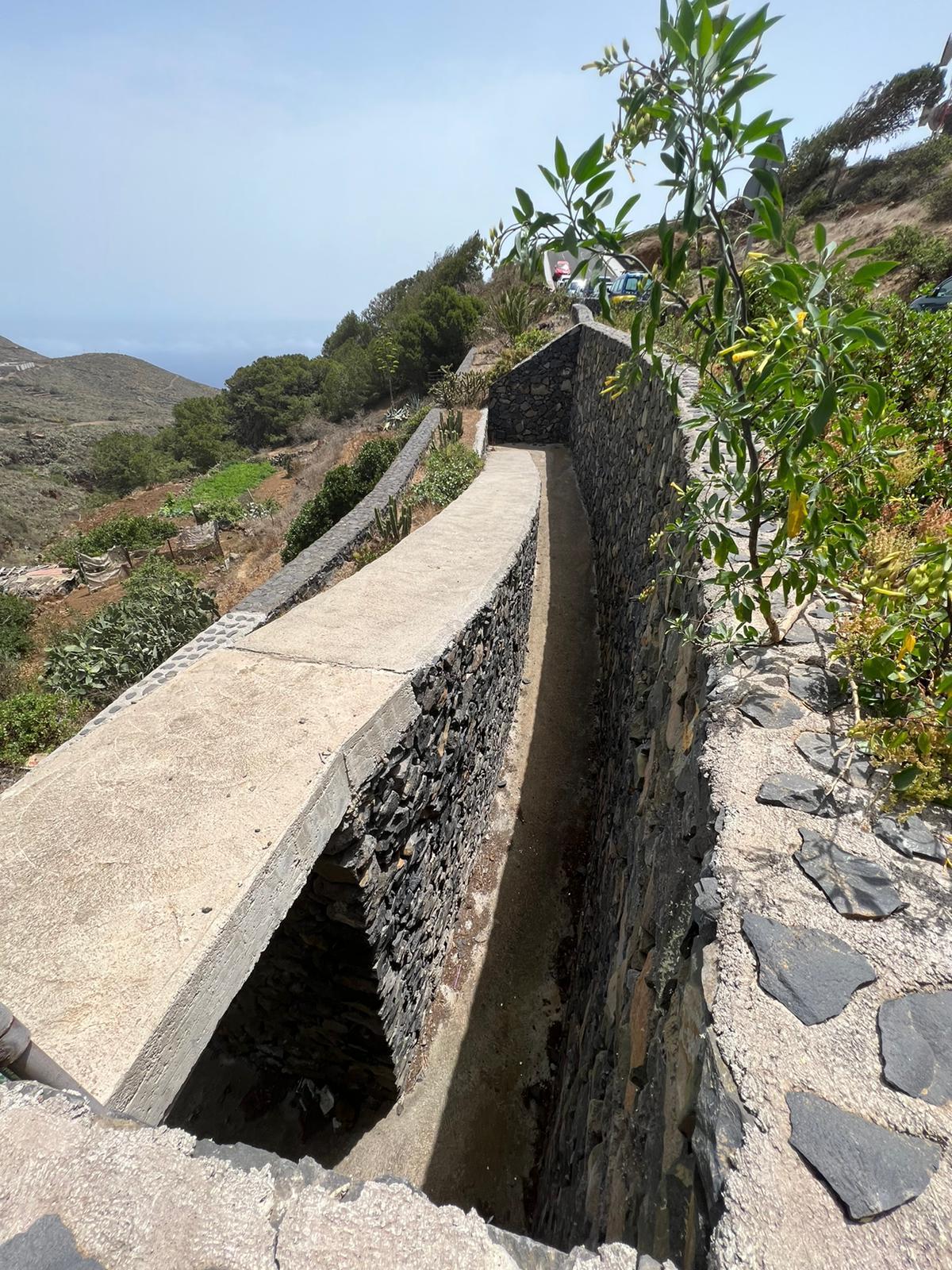 Lugar del accidente en Valverde.