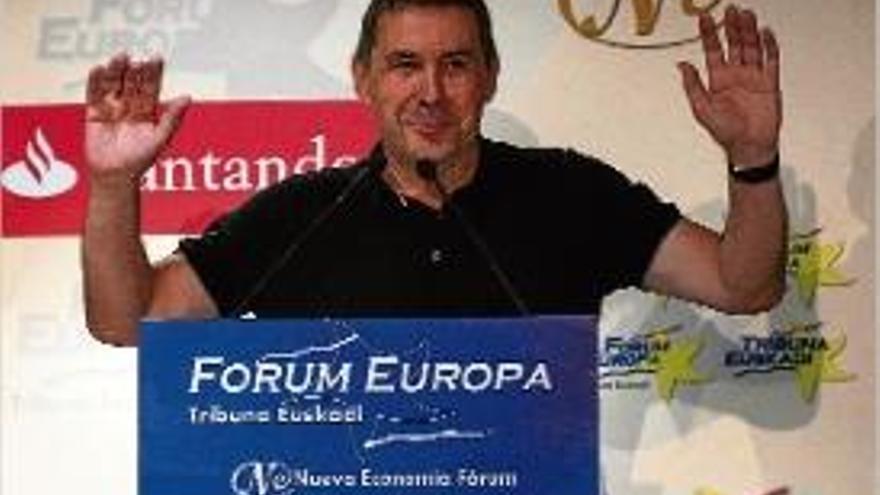 Otegi va proposar un pacte «com el de Navarra».