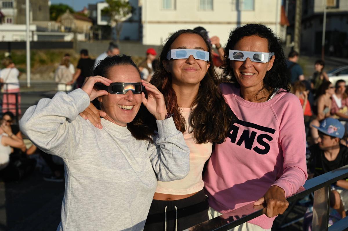 El eclipse desde Pontevedra y su área, en imágenes El eclipse desde Pontevedra y su área, en imágenes