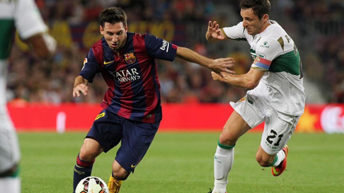 Barça y Elche se enfrentaron el pasado agosto en el Camp Nou