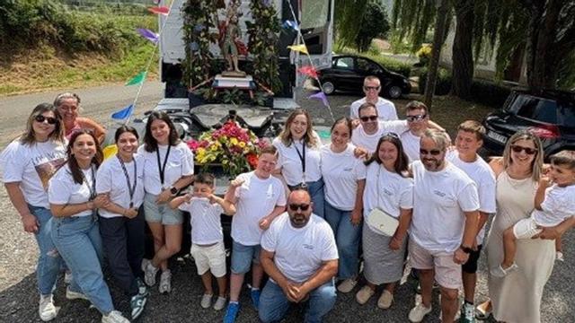 Celebración das festas en honra ao patrón da parroquia, San Cristovo, o pasado ano. | ECG