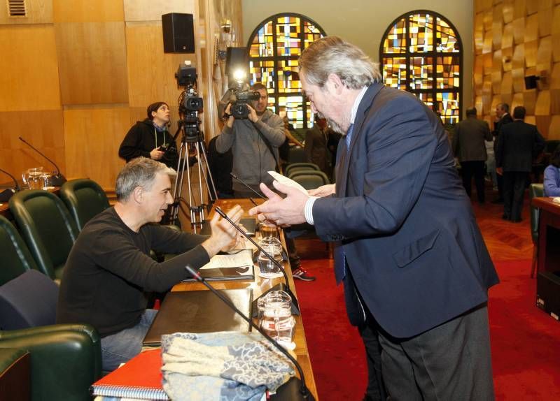 Fotogalería: Pleno en el Ayuntamiento de Zaragoza