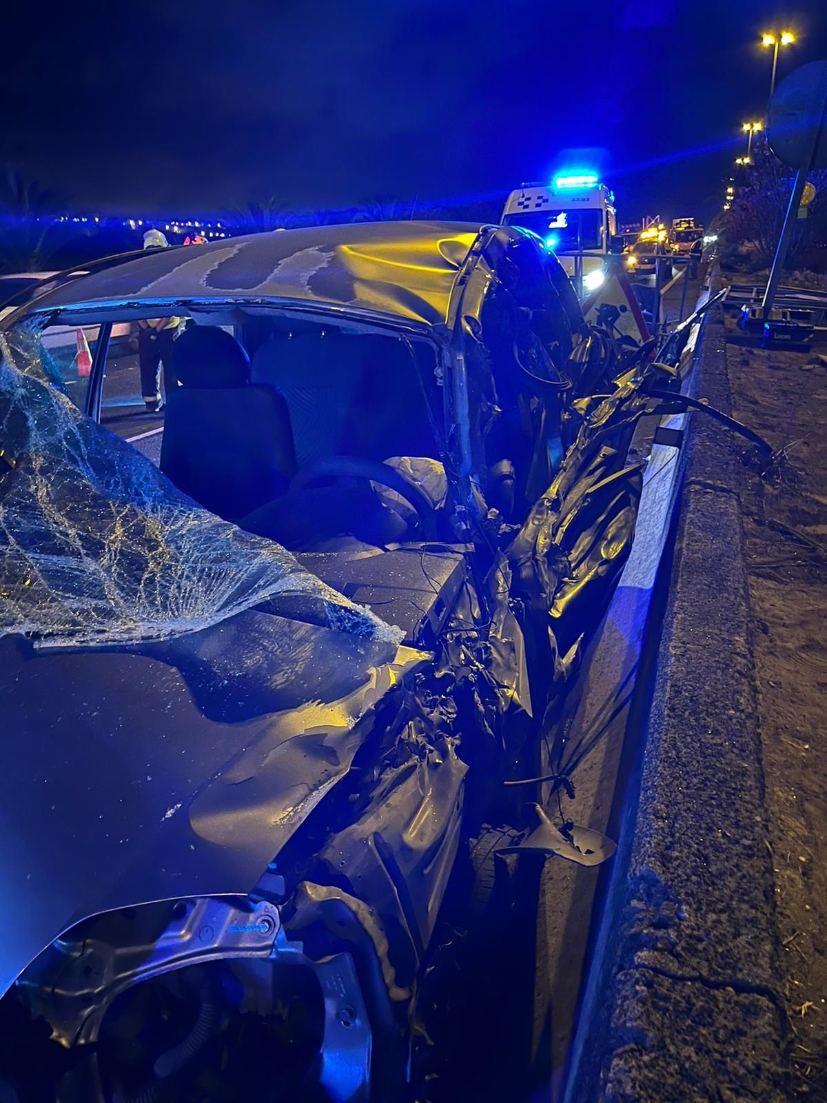 Accidente en la autovía del Sur