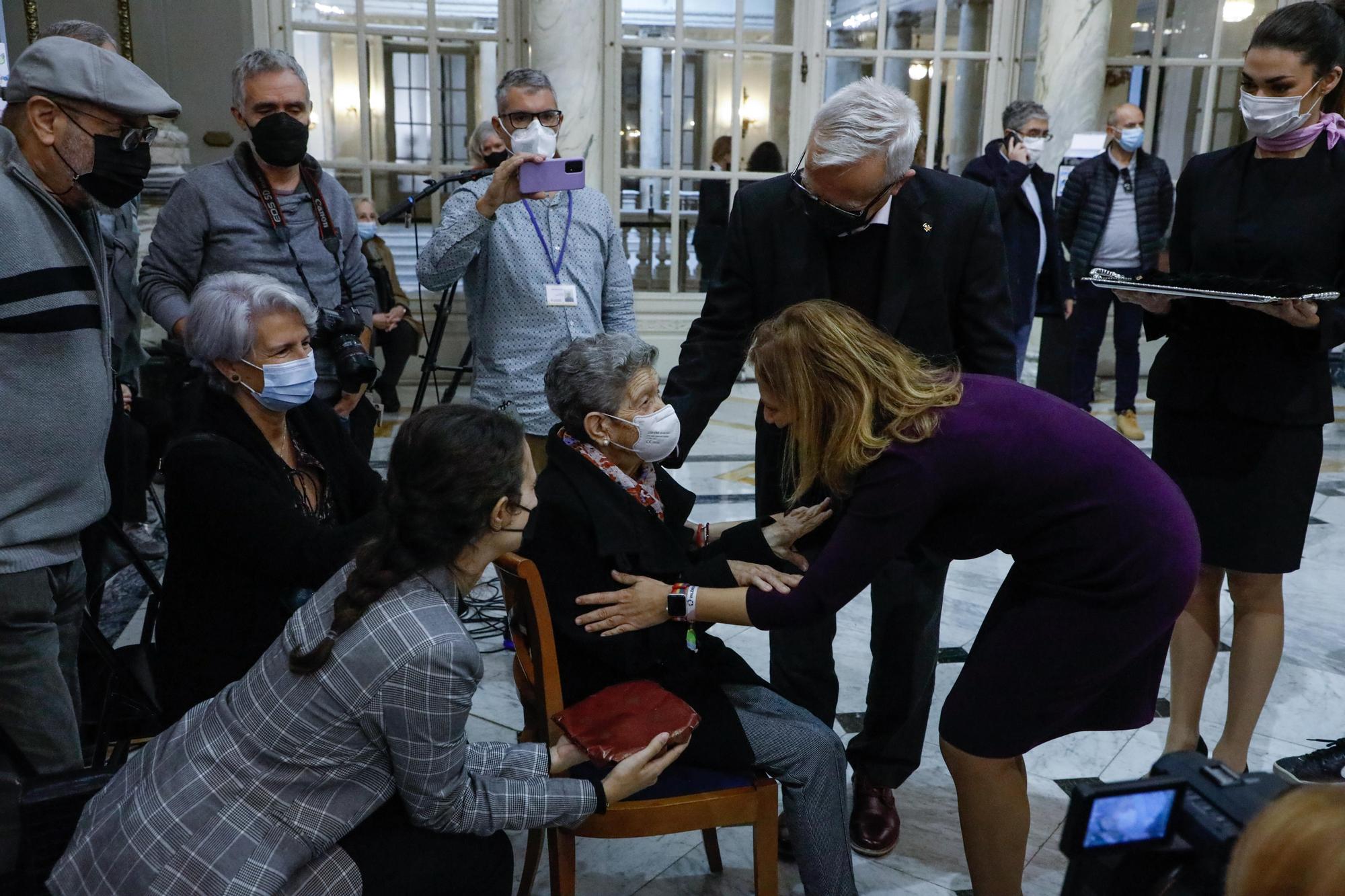 Recepción a las personas que cumplen 100 años en València