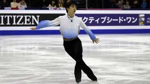 Yuzuru Hanyu se exhibió en Barcelona