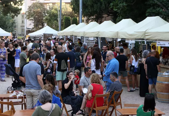 Fira ViBa de Manresa, al pati del Casino