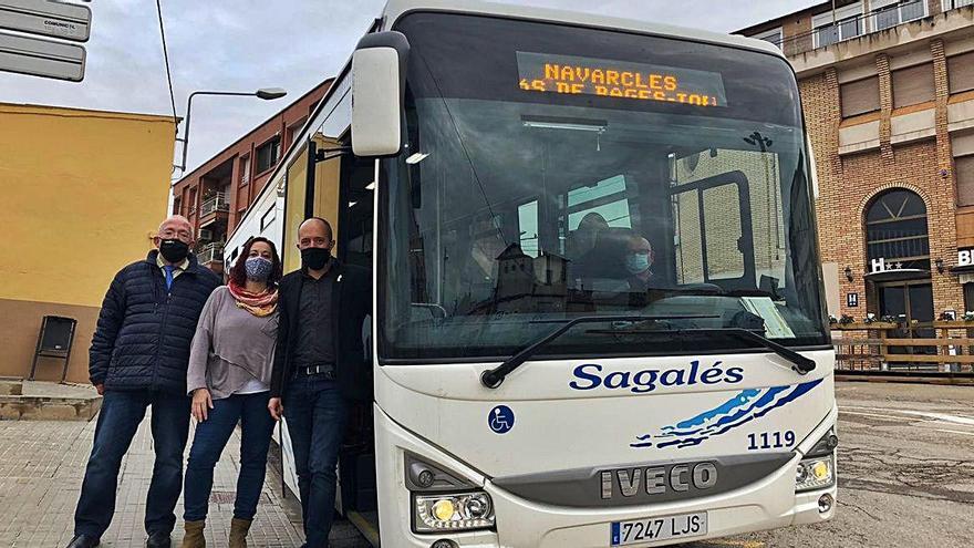 Territori amplia el servei de bus entre Navarcles, Sant Fruitós i Manresa