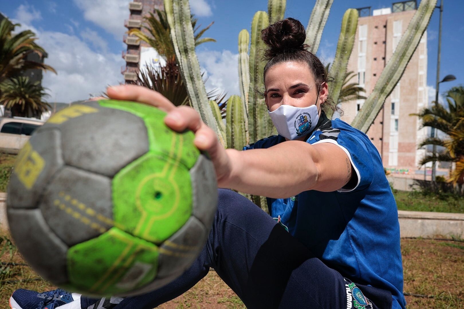 Rebeca López, goleadora del Balonmano Salud