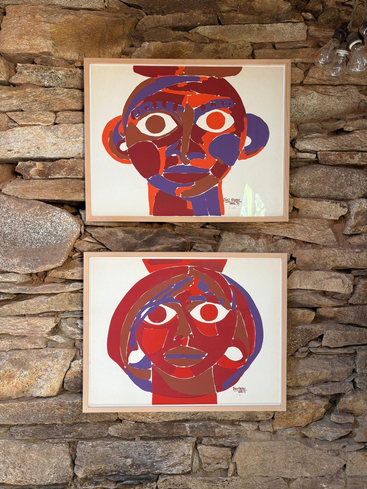 Serigrafía de Díaz Pardo.