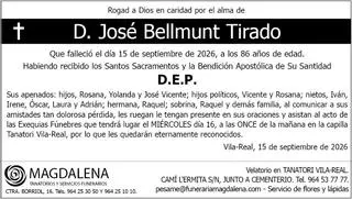 D. José Bellmunt Tirado
