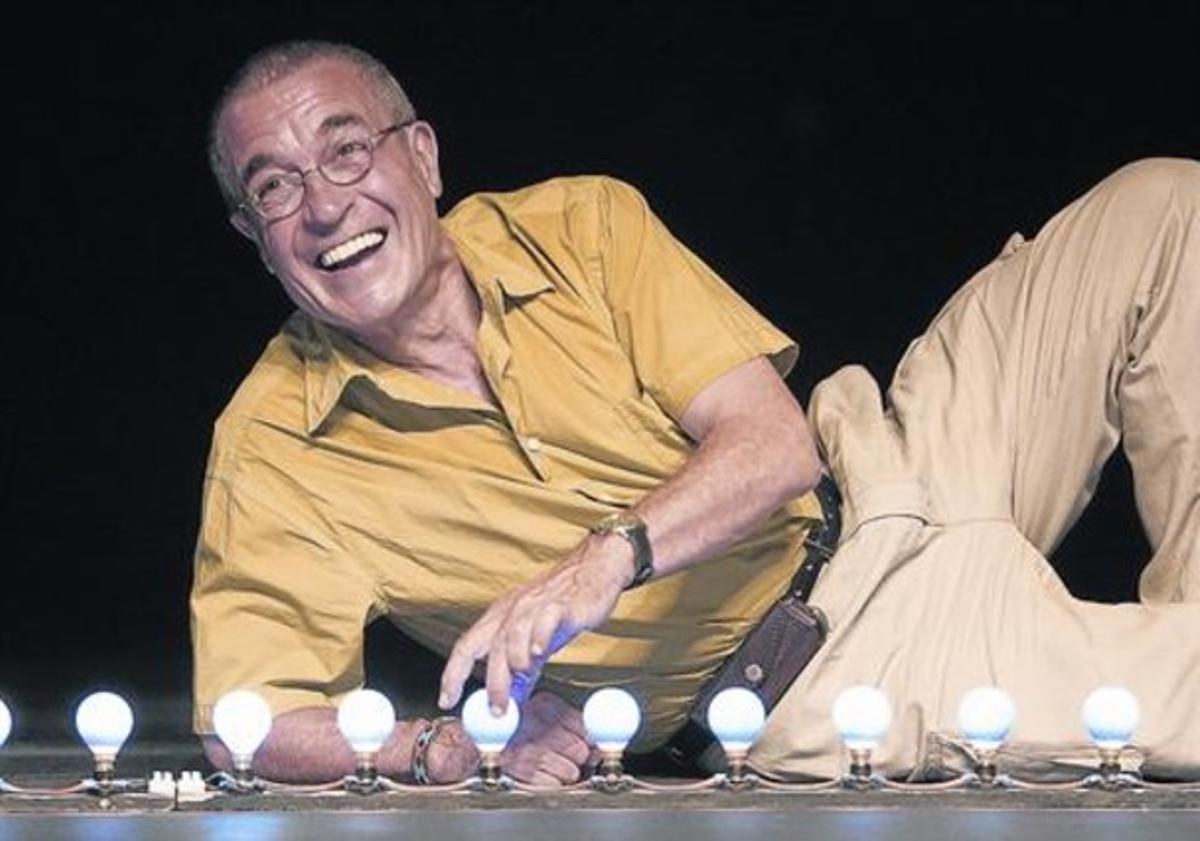 Pepe Rubianes, en un espectacle a Olot, el 2006.