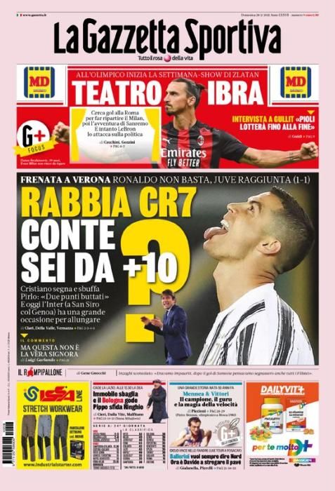 GAZZETTA DELLO SPORT domingo 28 febrero 2021