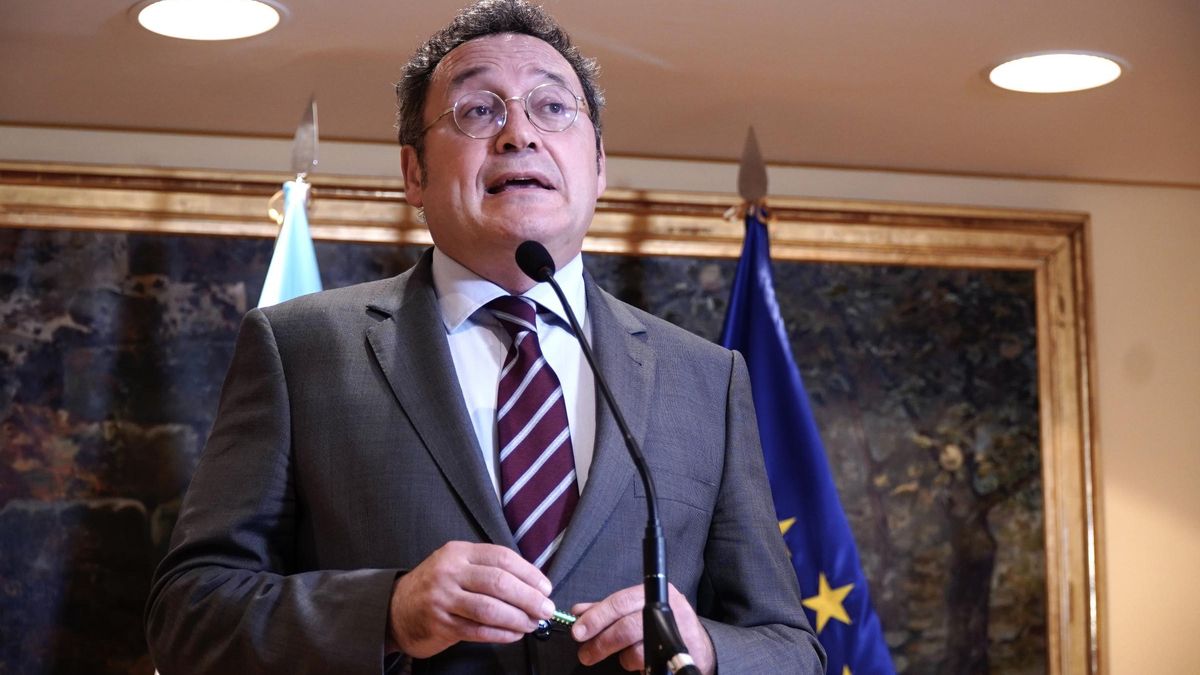 El fiscal general del Estado, Álvaro García Ortiz, clausura la escuela de verano del Ministerio Fiscal, en el Pazo de Mariñán, a 13 de junio de 2025, en Bergondo, A Coruña (España).