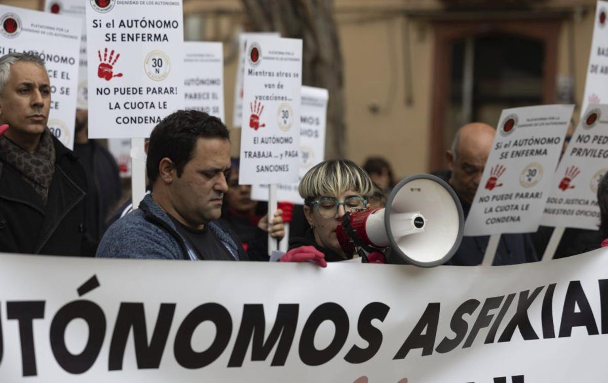 Lectura del manifiesto. |