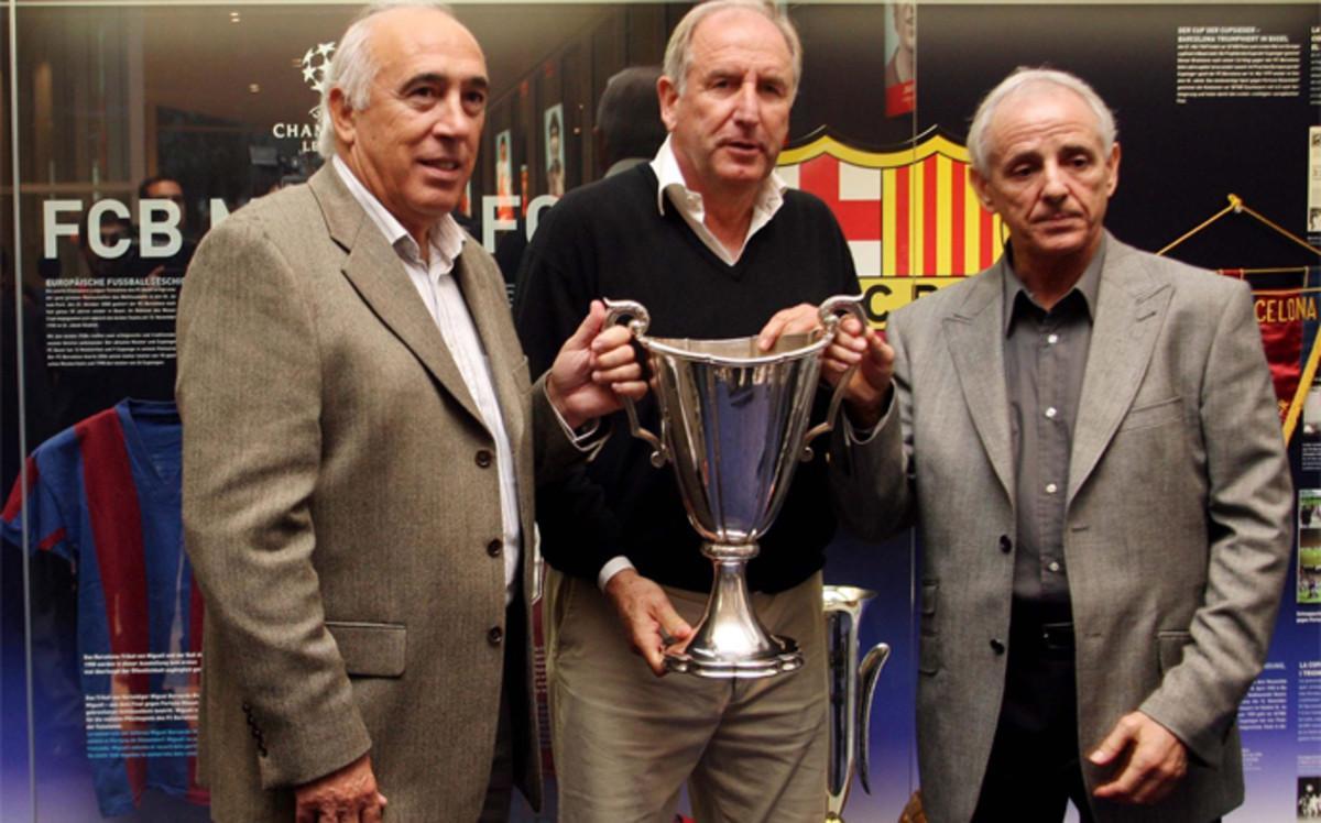 Asensi, Rexach y De la Cruz, tres de los héroes de la final de la Recopa de Europa 1979 de Basilea