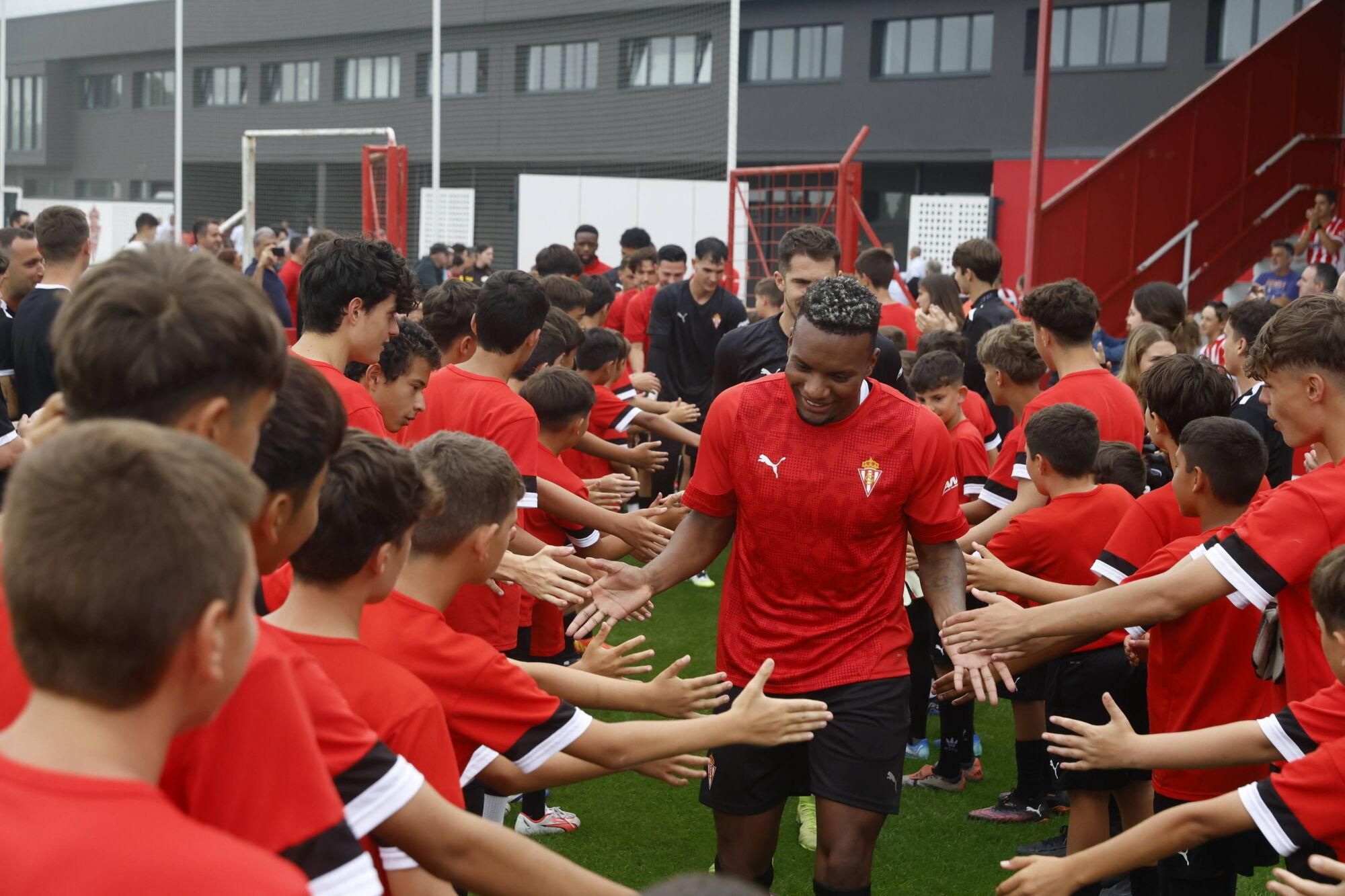 EN IMÁGENES: Primer entrenamiento de Sporting tras el regreso de las vacaciones