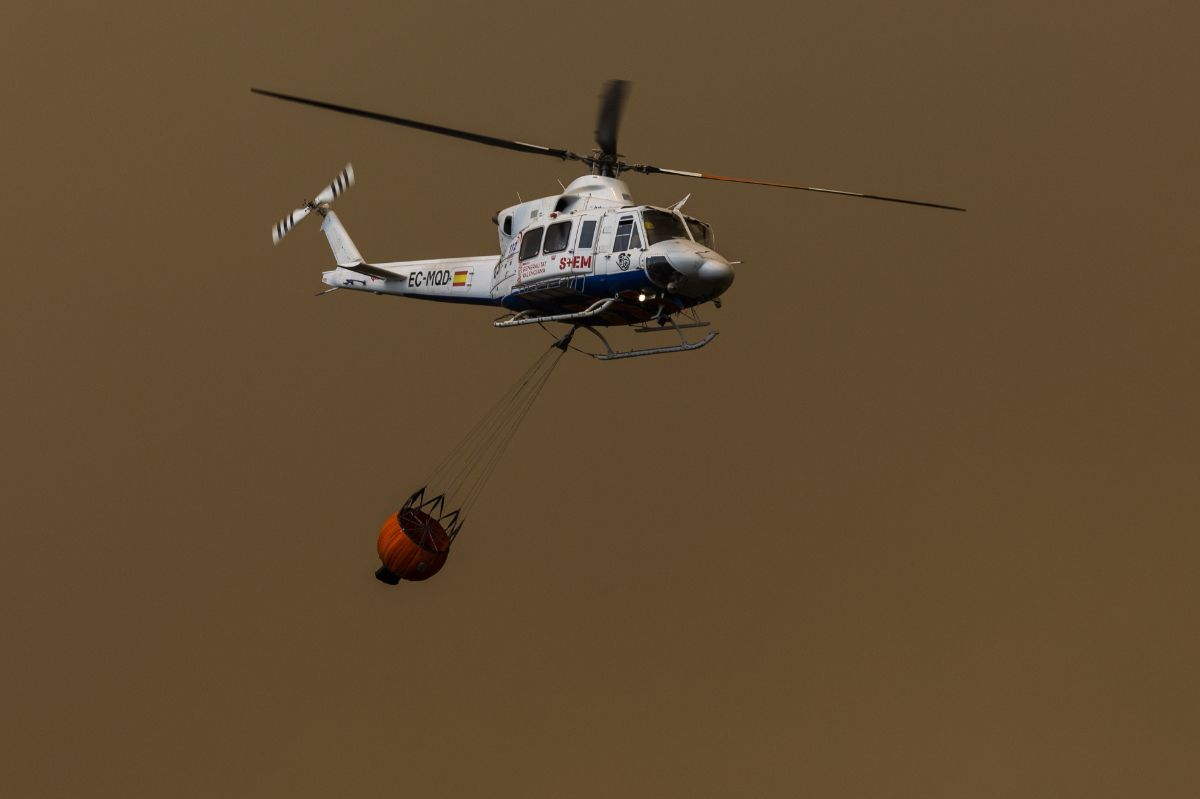 El incendio de Bejís, en imágenes