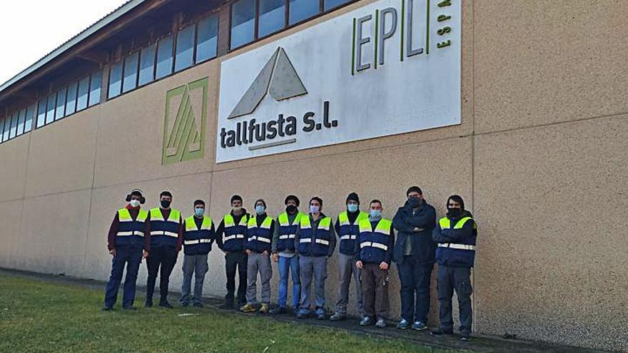 Alumnes del grau a l’empresa Tallfusta | IGC