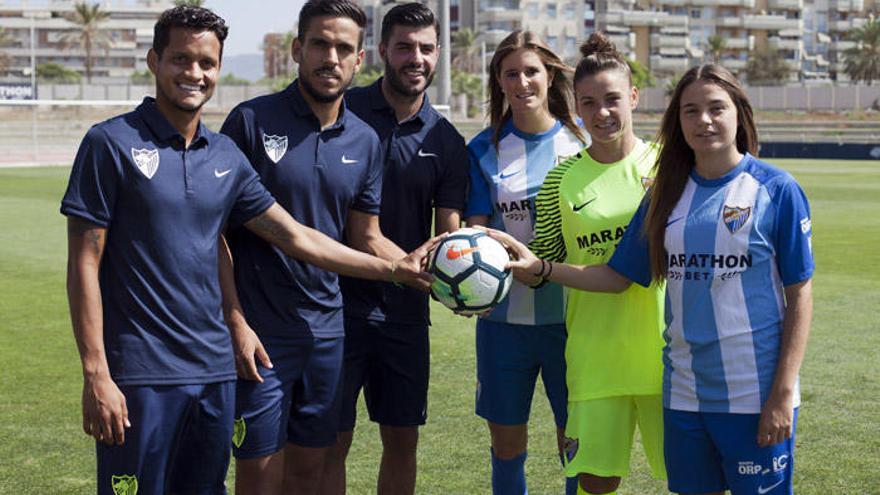 Los capitanes apoyan al Málaga CF Femenino