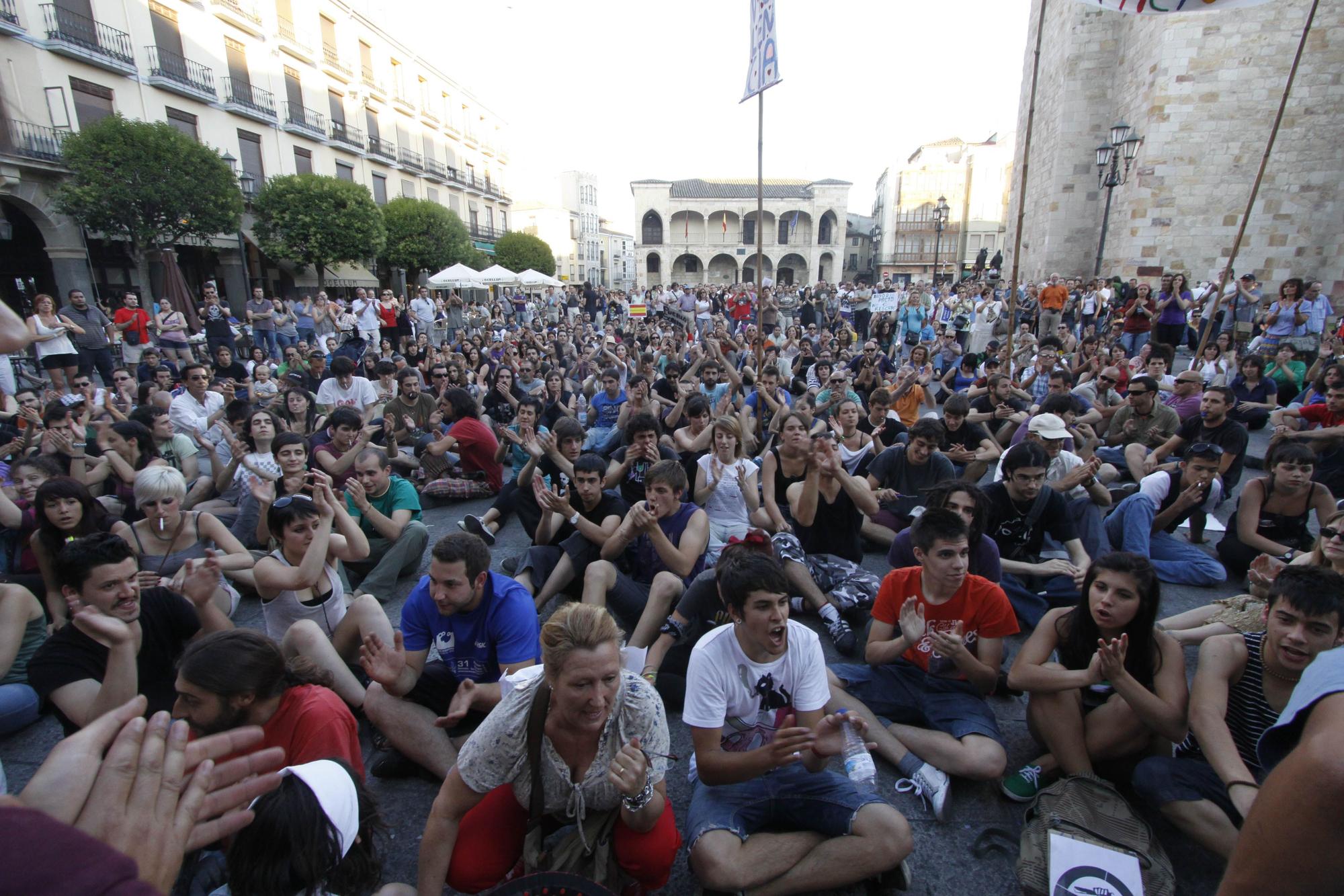 GALERÍA | El 15M en Zamora, en imágenes