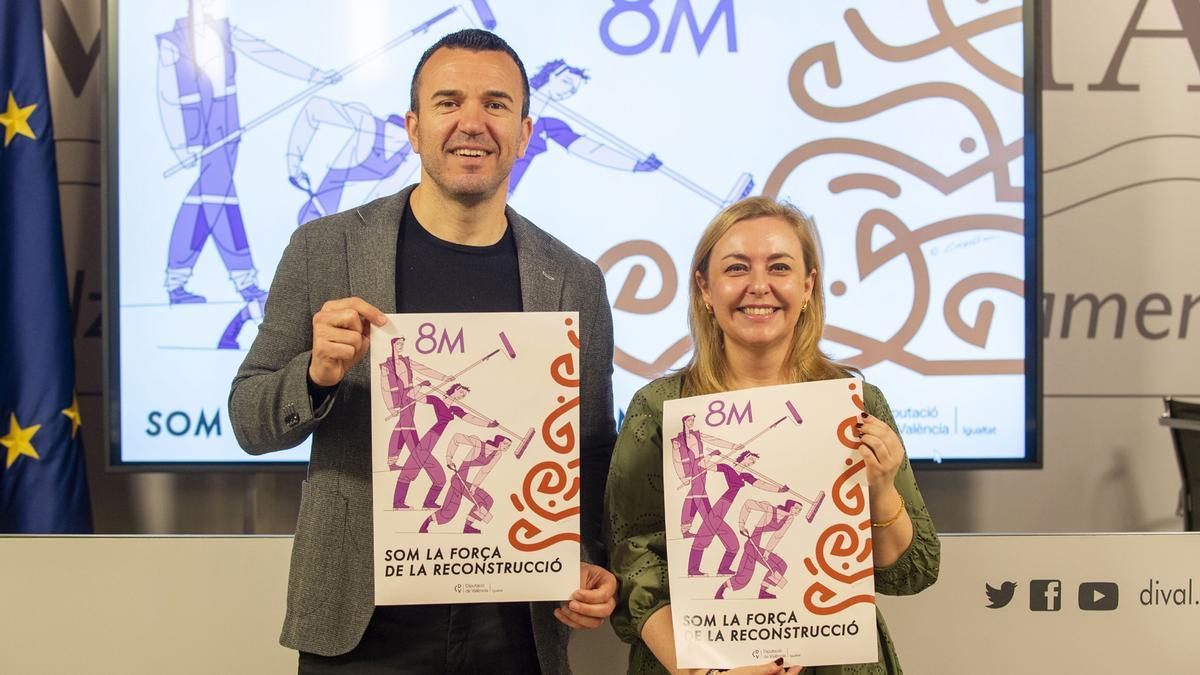 Mompó y Enguix, en la presentación del cartel de este año.