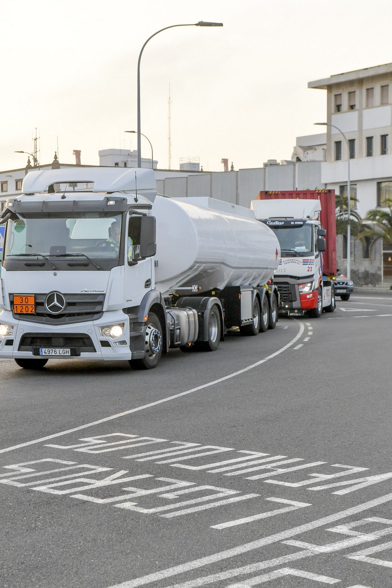 La primera jornada de la huelga de transporte no deja incidencias destacables en Las Palmas