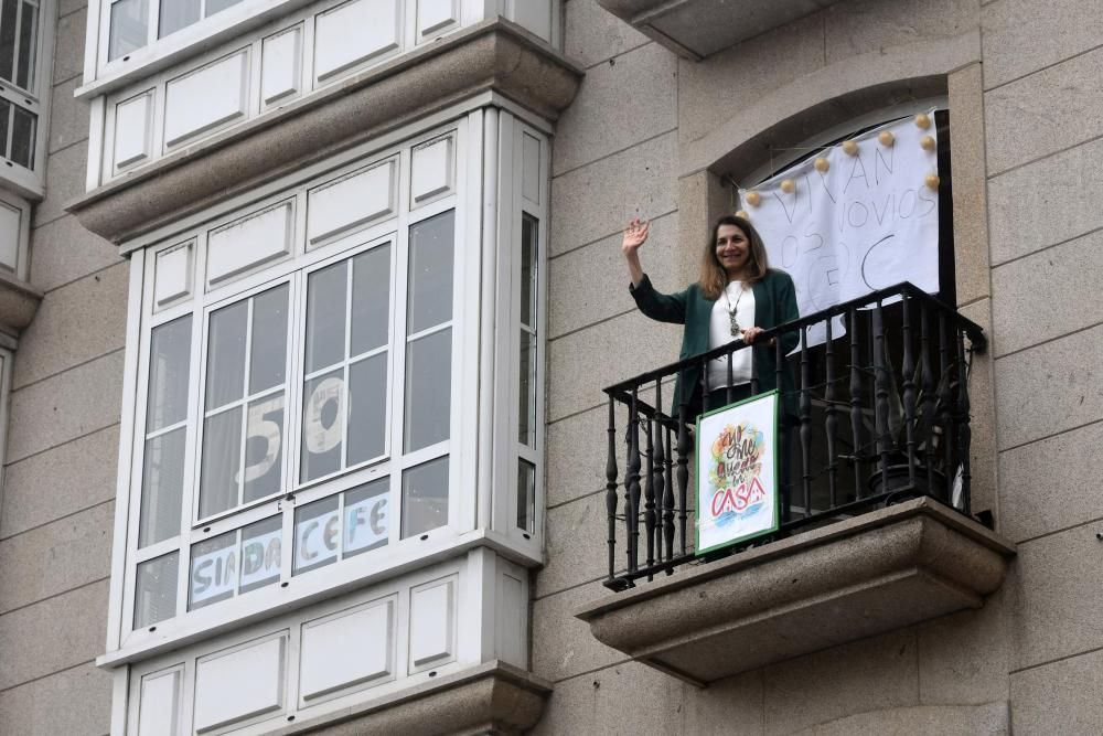 Bodas de oro desde el balcón