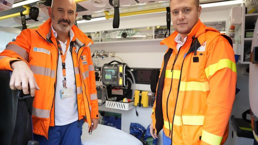 La nueva ambulancia con base en Lalín intervino en 184 operativos en sus primeros cuatro meses
