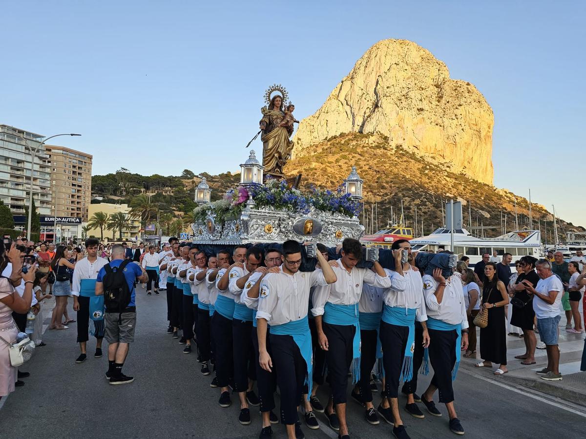 La procesión de la Mare de Déu del Carme