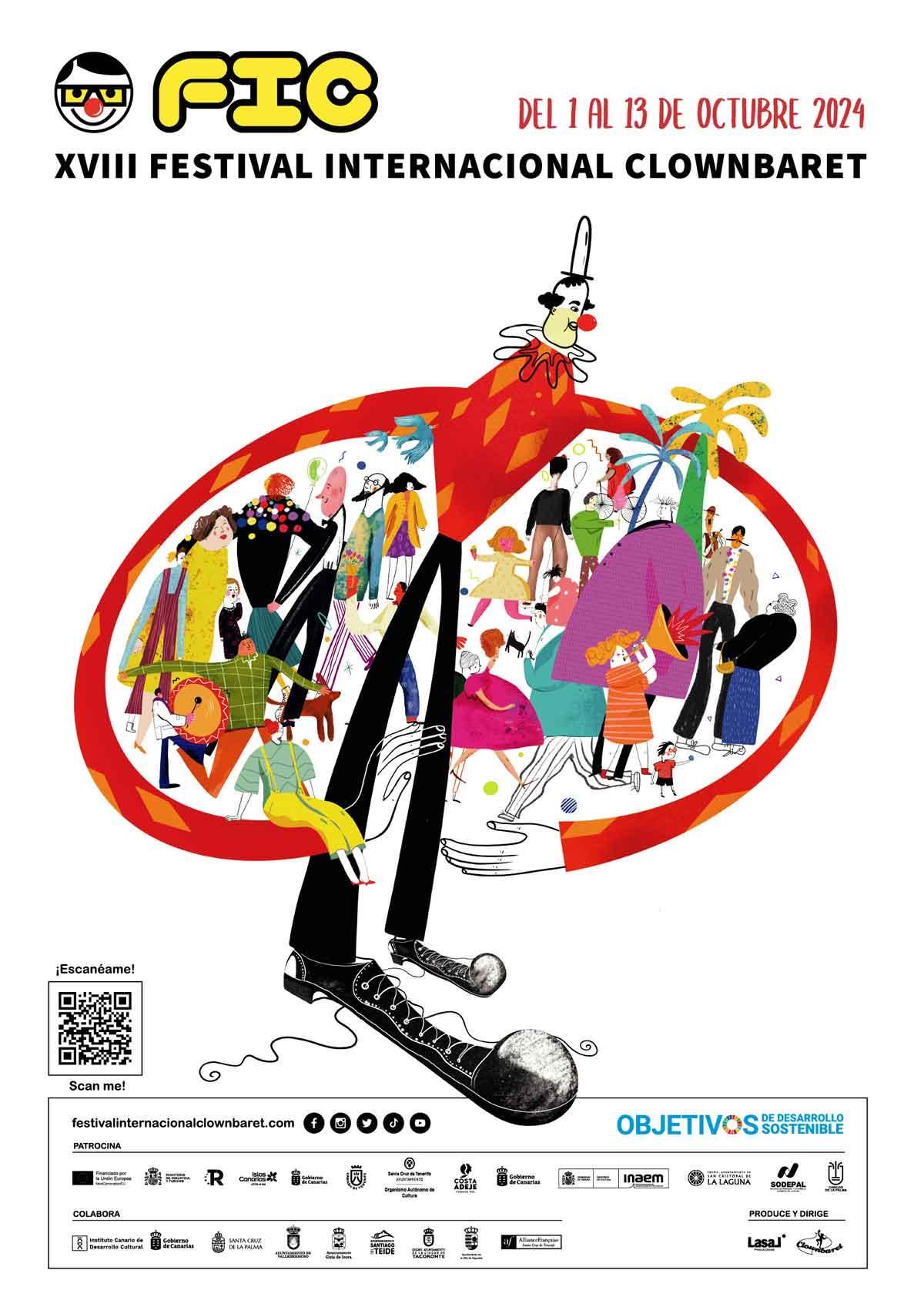 Cartel del Festival Internacional Clownbaret