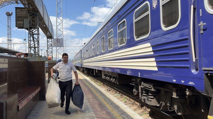 La intrépida resistencia de los trenes en Ucrania