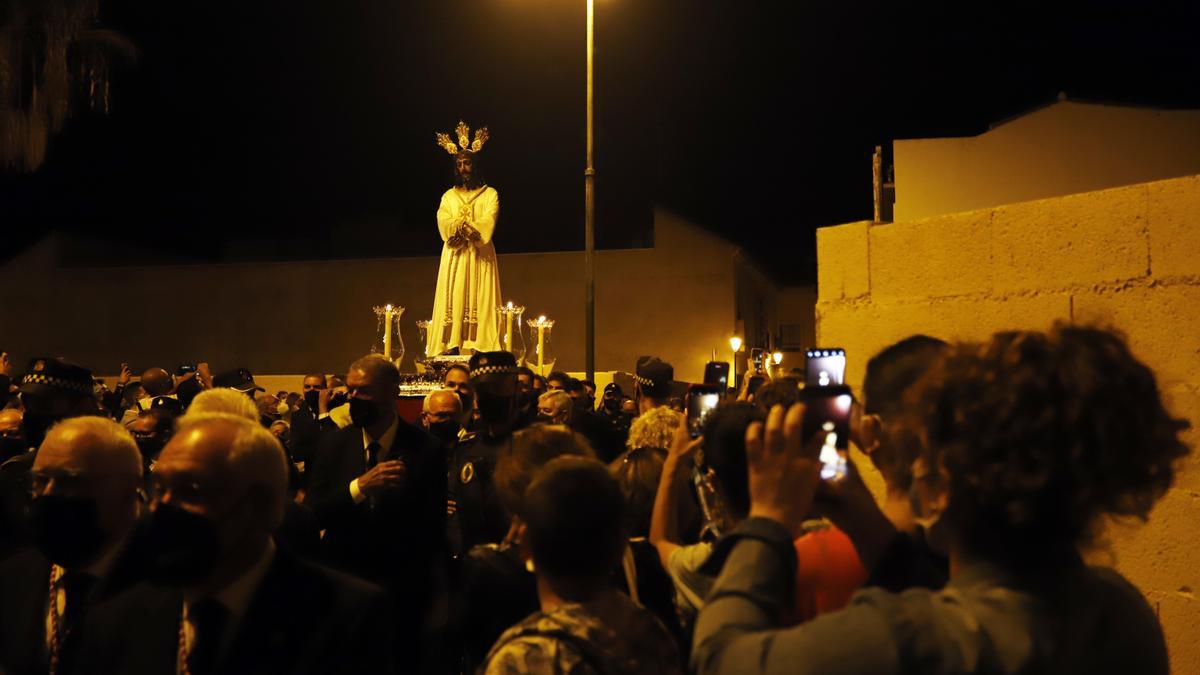 Traslado del Cautivo a la Catedral, hace unas semanas.