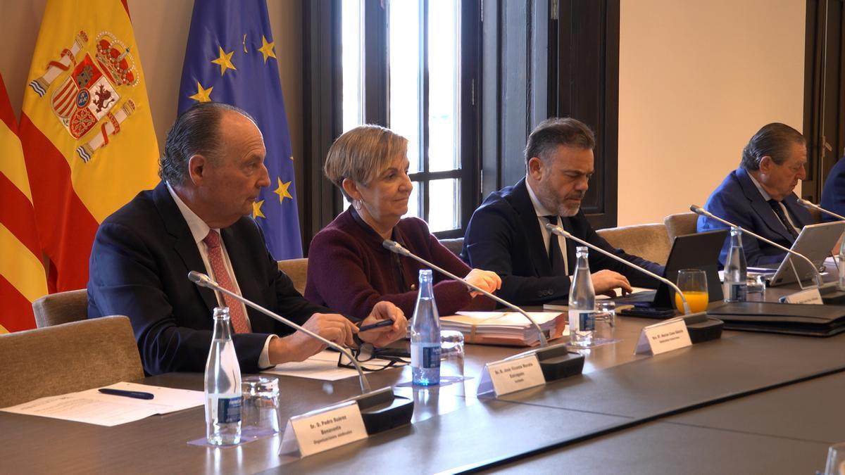 La consellera Marián Cano, en el consejo de Valenciaport.