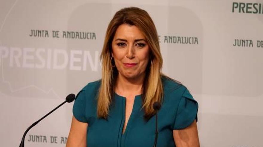 Susana Díaz, informant de l&#039;avançament electoral.