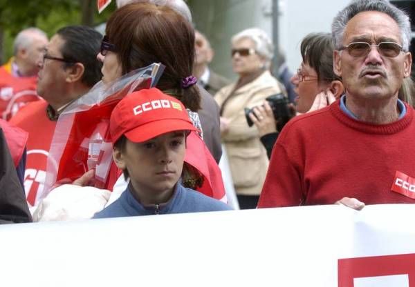 Manifestación contra los recortes en Zaragoza