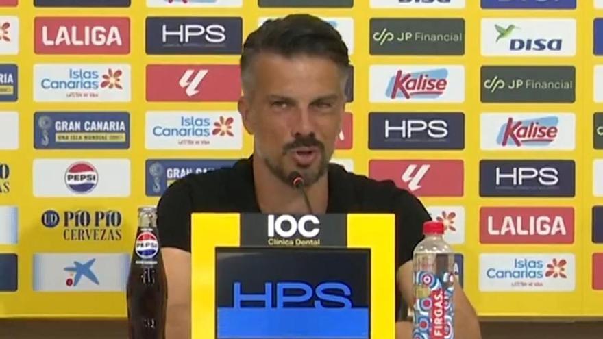 Rueda de prensa de Rubén de La Barrera tras el UD Las Palmas-Valladolid