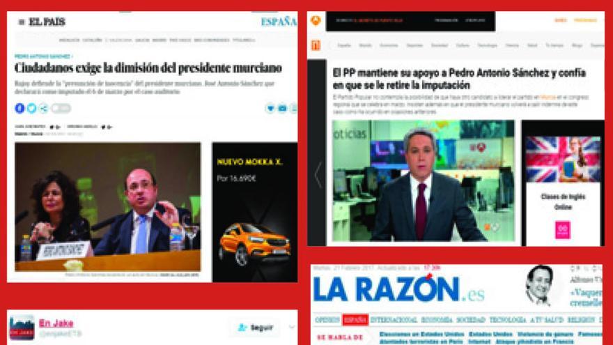 Las ediciones digitales de ´El País´ y ´El Mundo´, que suman 20 millones de usuarios, abrieron con la situación del presidente