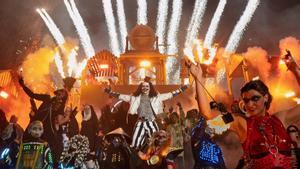 Uno de los shows de este año de Horrorland, el mejor parque de terror de Europa.