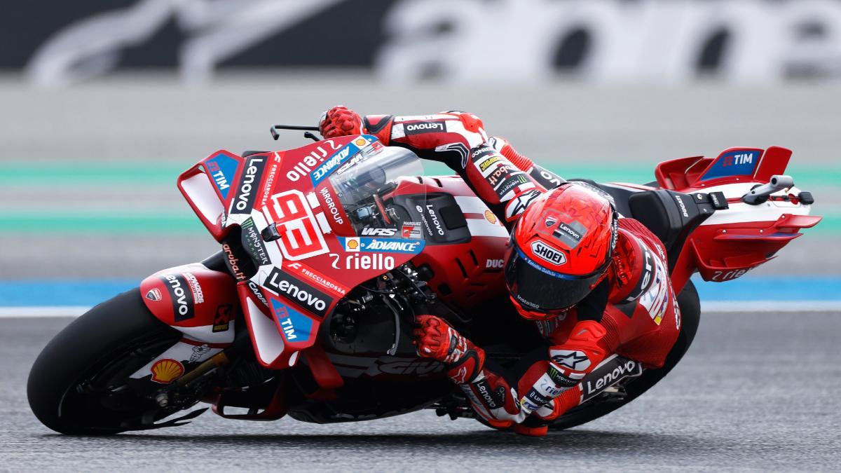 Marc Márquez, durante el GP de Tailandia