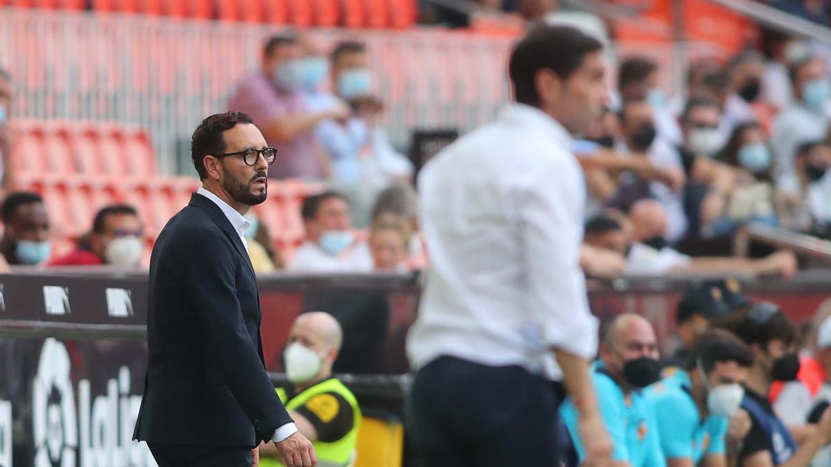 Bordalás y Marcelino en Mestalla