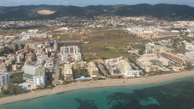 Vista aérea de Ibiza