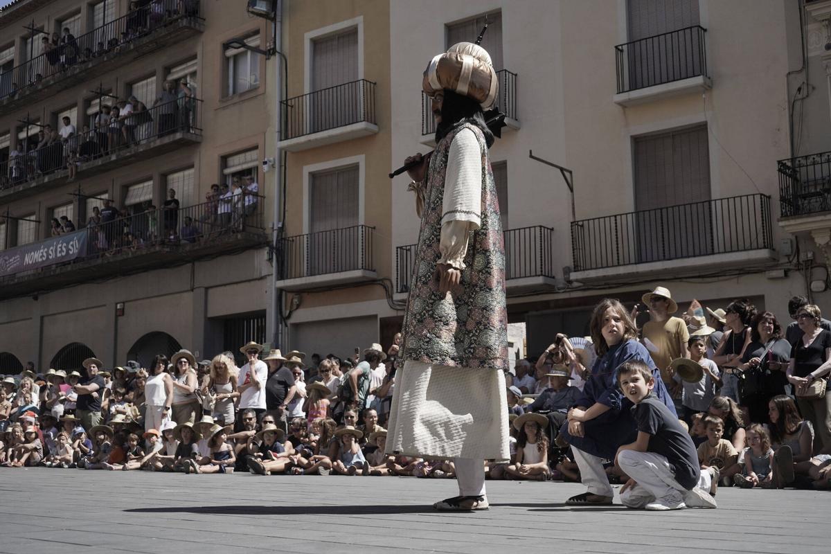La imatgeria ha generat una gran expectació durant el diumenge de Festa Major de Manresa