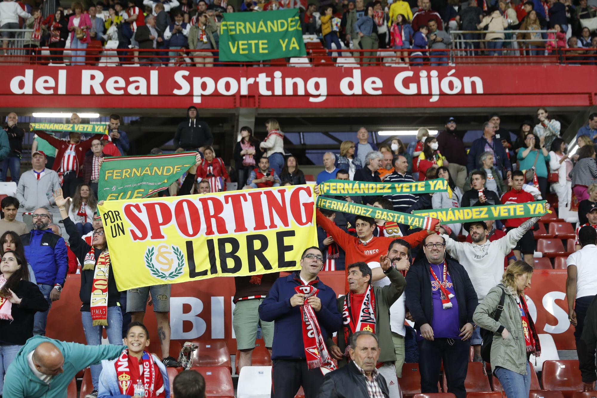 El partido del Sporting ante Las Palmas, en imágenes