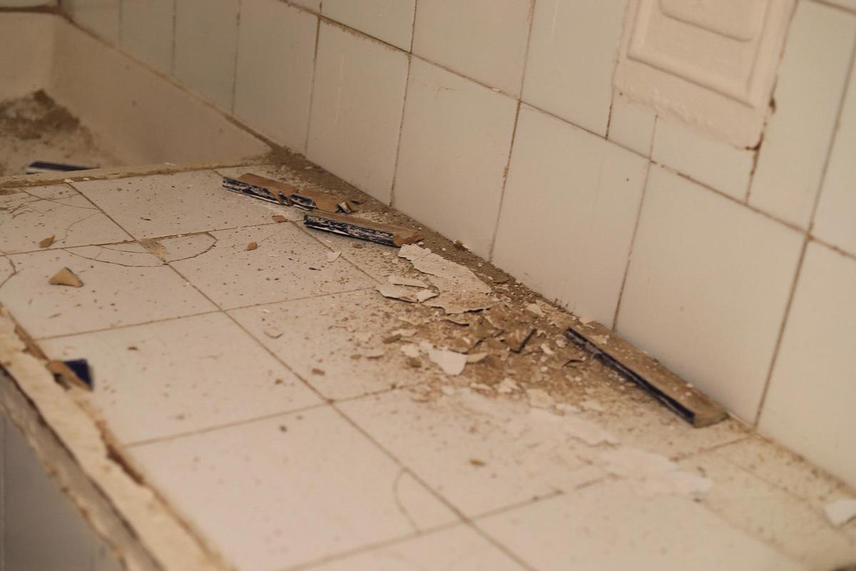 GALERÍA | Filtraciones en la calle Judería