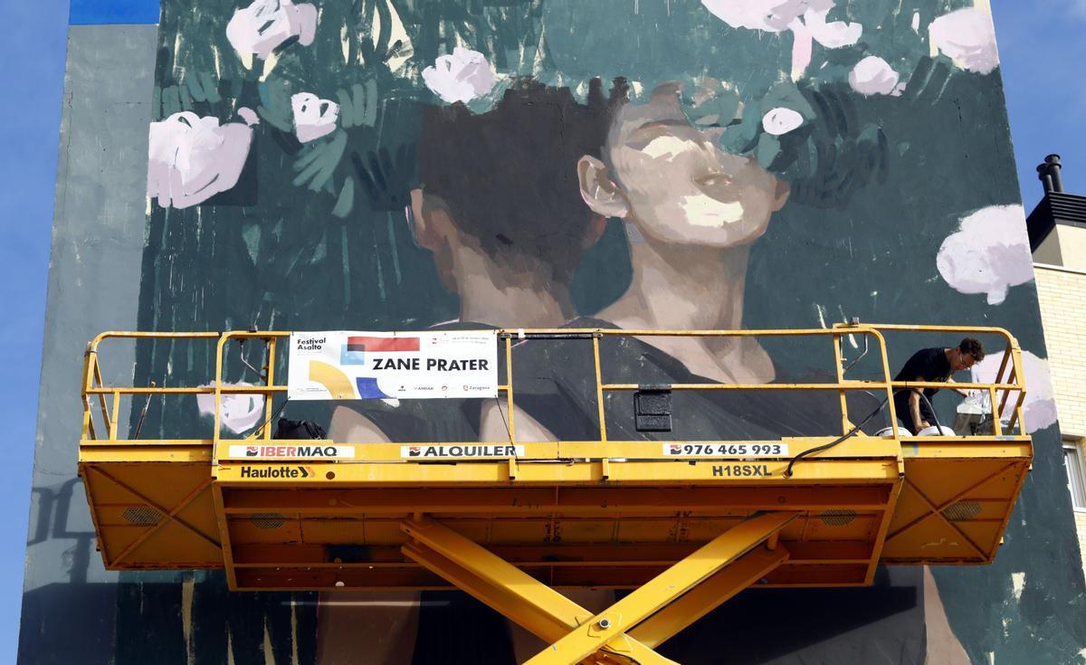 Zane Prater en acción.