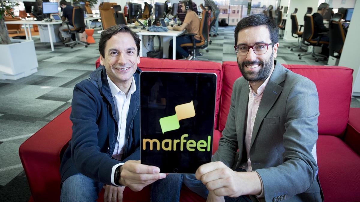 Juan Margenat y Xavi Beumala, cofundadores de Marfeel.